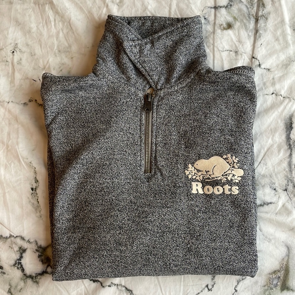 Roots Canada Original Collared Quarter-Zip Polo